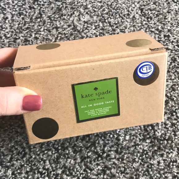 Kate Spade Orders Up Salt & Pepper Shaker Set - Picture 6 of 8